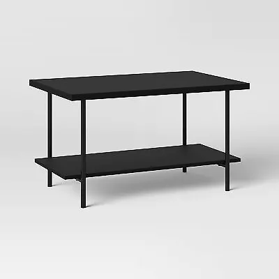 Wood And Metal Coffee Table Black - Room Essentials • $19.99