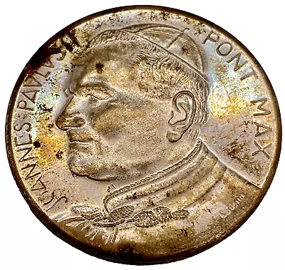 Pope John Paul II Joannes Pavlvs II Pont Max Coin Del Vaticano Roma Citta Medal • $13.50