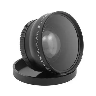Wide Angle And Macro Lens 58mm 0.45x0.45 For Canon EOS 350D/400D/450D/500D/600D • $28.11