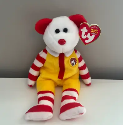 Ty Beanie Baby Babies Rare Ronald McDonald Bear 2004 Convention Authentic MWMT • $99.95