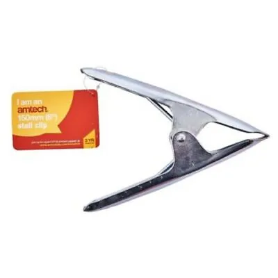 Strong Metal Market Stall Spring Clamps Clips For Clamping Tarpaulins -6'' • £3.99