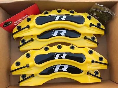 4 Pc For Volkswagen R Yellow Big Brake Caliper Covers / Volkswagen  Accesories • $74.99