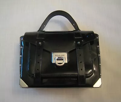 Michael Kors Manhattan Black Patent Leather Crossbody Bag NWOT • $84.99