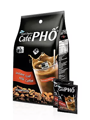 Cafe Pho Vietnamese 3in1 Instant Iced Milk CoffeeBag Of 18 Single Serve Sachets • $12.99