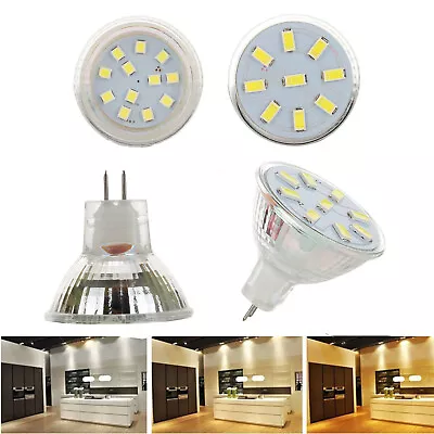 MR11 LED Spotlight Bulb 2W 3W 4W 12-24V 5733 2835 SMD 10W 20W Lamp Energy Saving • $2.21