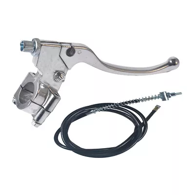 $10.64 • Buy 7/8 Motorcycle Left Clutch Brake Handle Lever Perch 51inch Throttle Cable