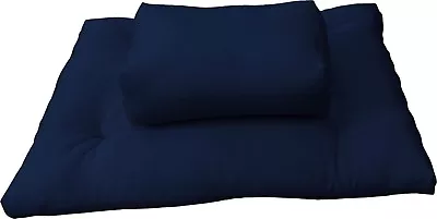 Navy Zabuton Zafu Set Yoga Meditation Relax Sitting Kneel Cushion Seat • $82