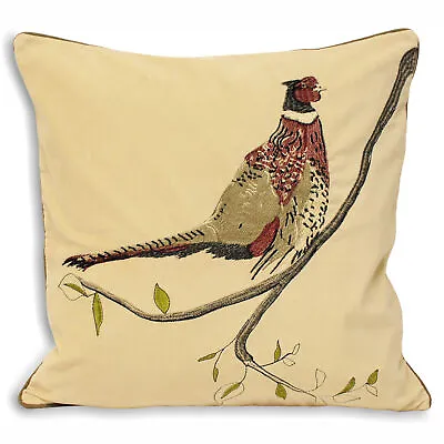 £12 • Buy Paoletti Hunter Velvet Pheasant Cushions