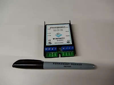 $20 • Buy V-Infinity DC-DC Converter 24VDC In 12 VDC 1.25A Out Tested Working