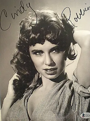 Signed Sexy Photo Cindy Robbins - I Was A Teenage Werewolf - Michael Landon Bas • $35