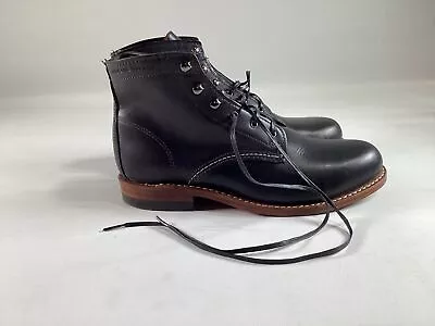 Womens Wolverine 1000 Mile Black Noir Leather Boots NEW • £291.93