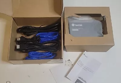 Steetek USB 3.0 KVM Switch Dual Monitor 2 Port Box 4K@60Hz  • $29.99