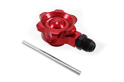 VMS RACING Aluminum Vacuum Scavenger ENGINE OIL CAP RED FOR Honda Acura Nissan • $42.95