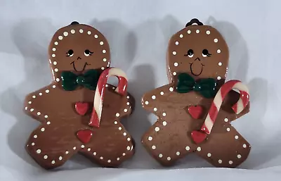 $14.99 • Buy Vintage Christmas Holiday STATEMENT Gingerbread Earrings Or Ornament Handmade
