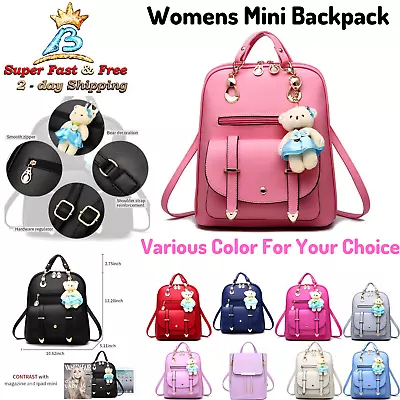 Small Cute Backpack Purse For Women Girls Mini Travel Daypack Casual School Bag • $47.61