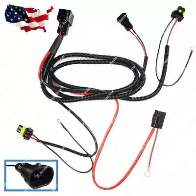 H11 H8 Relay Wiring Harness For HID Conversion Kit Add-On Fog Lights LED DRL • $10.96