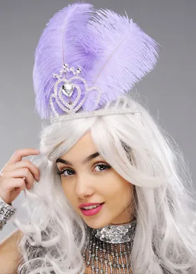 £20.49 • Buy Lilac Feather Carnival Showgirl Headdress