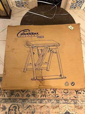Malibu Pilates Pro Chair New In The Box With Handle Sculpture DVDS Poster!! • $349.99