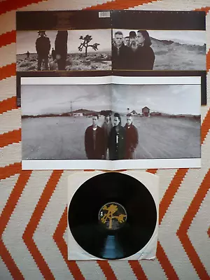 U2 The Joshua Tree Vinyl UK 1987 Island A7/B7 LP & Lyric Insert • £34.99