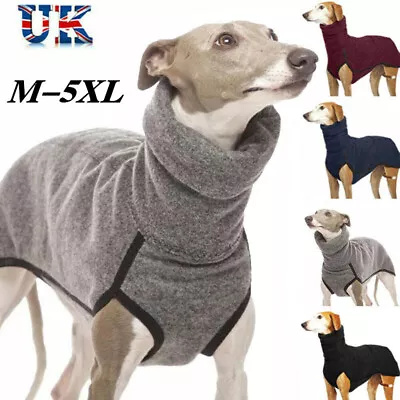 £12.99 • Buy M-5XL Pet Dog Winter Causal Greyhound Whippet Lurcher Jumper Collar Neck Sweater