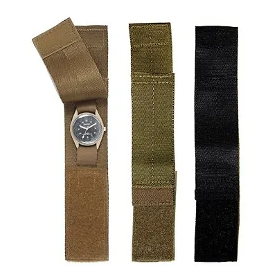 GI Style Nylon Hook & Loop Tactical Commando Watch Band • $7.99