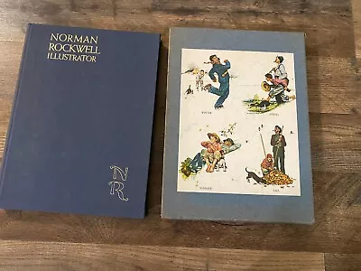 1970  NORMAN ROCKWELL ILLUSTRATOR  BOOK W/ SLIPCOVER By Arthur L Guptill ~208pgs • $5