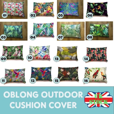 £13 • Buy Square Outdoor Tropical Patterns Waterproof Cushion Cover Cushion Pillow Cases