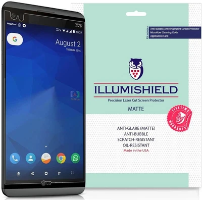 $18.82 • Buy 3x ILLumiShield Matte Screen Protector Anti-Glare For LG V20