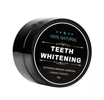 ORGANIC COCONUT ACTIVATED CHARCOAL NATURALs TEETH WHITENING POWDER • $6.01