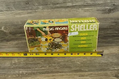 Vintage Magic Fingers Sheller Shell Green Peas Beans 711 W/ Instructions & Box • $22.99