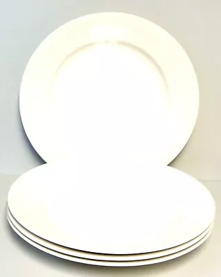 Martha Stewart KENSINGTON WHITEWARE Dinner Plates SET OF FOUR More Items Here • $59.95