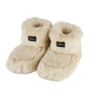 Warmies Microwaveable Slippers Heatable Boots Lavender Scented Almond Faux Fur • £27.99