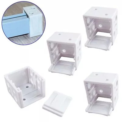 6Pc Blind Brackets Curtain Mounting Bracket Venetian Blind Bracket Track Cover • £4.34