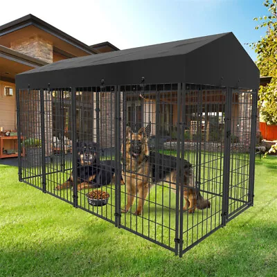 XXL Large Dog Enclosure Playpen Run Chicken Hen Cage For Outdoor Backyard Farm • £112.94