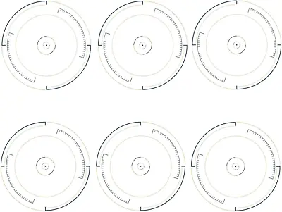 6 Pcs Objective Point Markers Compatible With Wargame Warhammer 40k Bullseye • £14.78