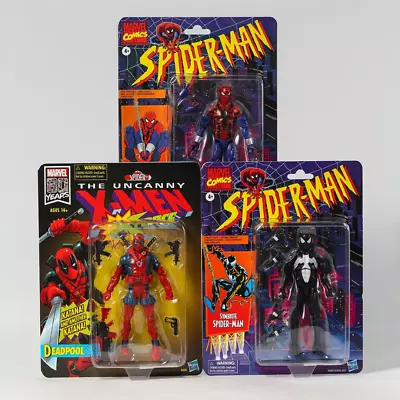 Spider-Man Retro Marvel Legends Ben Reilly Symbiote Spiderman 6-Inch Toys Gifts • $27.99