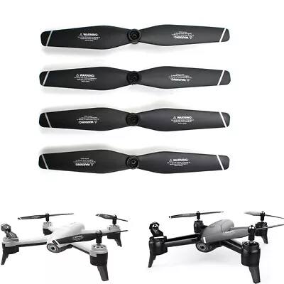 4PCS Drone Propellers Blades Spare Parts For SG106 Optical Flow Quadcopter Drone • £5.03