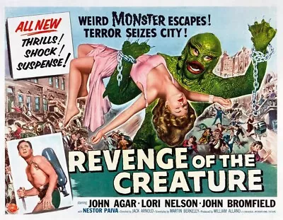 16mm Sound / Black & White REVENGE OF THE CREATURE ( 1955 ) VERY GOOD USED • $199