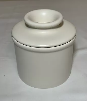 L. Tremain Ceramic Butter Bell Crock Butter Keeper Matte Ivory • $24