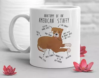 American Staffordshire Terrier Coffee Mug Cute Amstaff Gift Staffy Dog Lover • $26.99