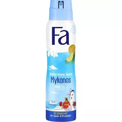 Fa Mediterranean Jewels Deodorant Spray VEGAN 150ml- FREE SHIPPING • $9.50