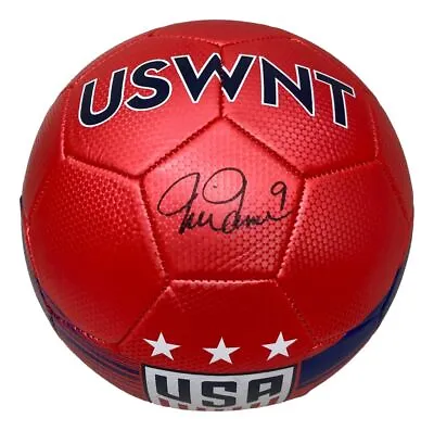 Mia Hamm Signed Red USA Womens Soccer Ball BAS ITP • $179.99