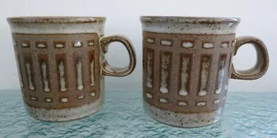 £16.99 • Buy Vintage Pair Of Handmade Grayshott Pottery Mugs 70's