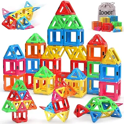 Idoot Magnetic Tiles Building Blocks Toys For Kids Educational STEM Toys Gif... • $20.42