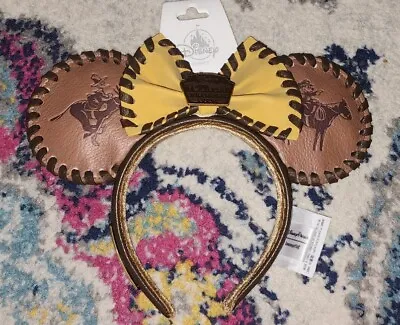 NEW Disney Parks 2023 Wilderness Lodge Mickey Minnie Mouse Goofy Ear Headband • $38