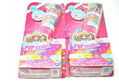 $19.49 • Buy (2) Party Popteenies Double Surprise Popper W/Confetti Collectible Mini Doll-NEW