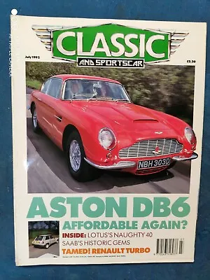 £4.50 • Buy Classic & Sportscar Magazine July 1992