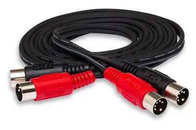 New Hosa MID-201 Dual MIDI Cable | Dual 5-pin DIN To Same | 1 M • $9.64