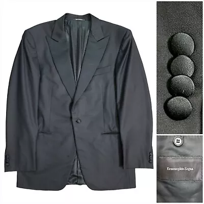 Ermenegildo Zegna Mens Blazer Sport Coat 1-Button Casual Jacket 40R Tuxedo Suits • $121.99