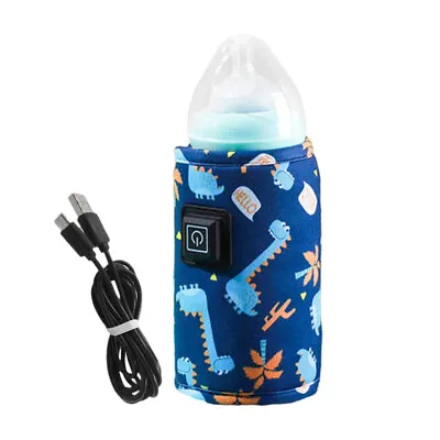 £9.89 • Buy USB Baby Bottle Warmer Bag Portable Automatic Water Heat Cover Winter Supplies
